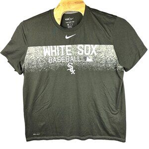 Nike Dri-Fit T-Shirt XXL Green Chicago White Sox Baseball Center Swoosh